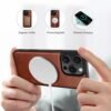 61lQqLDxeXL._AC_SL1200_.jpg Puzdro OCASE pre iPhone 16 Pro (2 v 1) – kožené puzdro odolné proti nárazom, odnímateľné magnetické puzdro, remienok na ruku, bezdrôtové nabíjanie, priehradka na karty, funkcia stojana, RFID ochrana proti krádeži