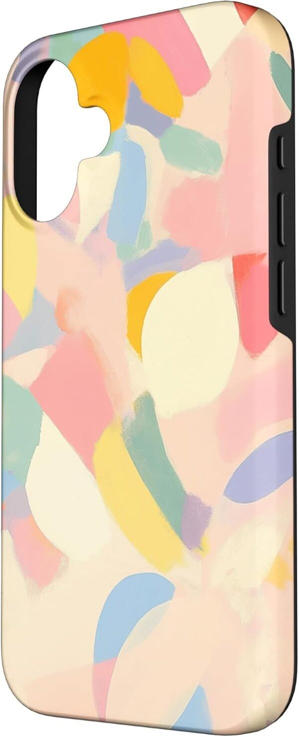 61lwqVf5kaL._AC_SL1500_.jpg Abstraktný pastelový obal s hravým farebným vzorom v štýle boho pre iPhone 16