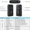 61m1y23yvL._AC_SL1000_.jpg YMOO Bluetooth 5.3 adaptér pre TV/lietadlo na slúchadlá, 2 v 1 Bluetooth vysielač a prijímač s APTX-II, Bluetooth vysielač s 3,5 mm konektorom, rozbočovač 2 na TV audio do reproduktora, 22 hodín