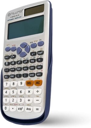 Solárna vedecká kalkulačka, digitálna vedecká kalkulačka pre inžinierstvo, školy a univerzity, 2-riadkový displej, vhodná pre školy a firmy – Ofituria (F-991ES)