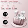 61o0ay4ogHL._AC_SL1000_.jpg Bluetooth slúchadlá, bezdrôtové slúchadlá Bluetooth 5.3, slúchadlá do uší so 4 mikrofónmi s potlačením šumu (ENC), 2023, bezdrôtové slúchadlá s potlačením šumu s výdržou 40 hodín, USB-C, slúchadlá s vodotesnosťou IP7
