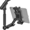 61o0yd5n0CL._AC_SL1500_.jpg Držiak na tablet pre mikrofónový stojan, otočný o 360° držiak na iPad, držiak na mikrofón, nastaviteľný stojan na tablet a mikrofón pre iPad Pro, Mini, Air, smartfóny a tablety s uhlopriečkou 4,7–13,5"