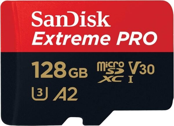 61o8OmUS-iL._AC_SL1000_.jpg Pamäťová karta SanDisk Extreme PRO microSDXC UHS-I 128 GB + adaptér a RescuePRO Deluxe (pre smartfóny, akčné kamery alebo drony, A2, Class 10, V30, U3, prenosová rýchlosť 200 MB/s)