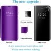61o90r7LcL._AC_SL1200_.jpg Puzdro na mobil pre Samsung Galaxy A56 Kožené skladacie puzdro typu flip Originálne puzdro Clear View so zrkadlom pre Galaxy A56 360° odolné proti nárazom kožené puzdro s funkciou stojana Mirror Case pre Samsung