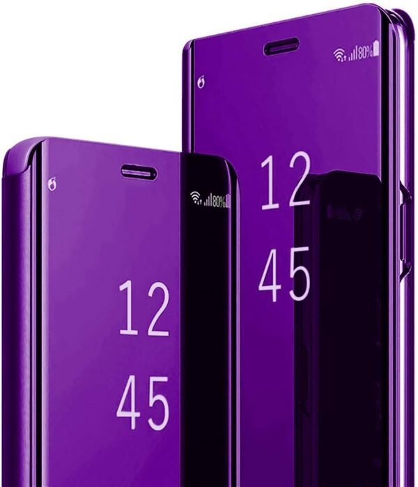 61oKx9lBdIL._AC_SL1000_.jpg Puzdro na mobil pre Samsung Galaxy A56 Kožené skladacie puzdro typu flip Originálne puzdro Clear View so zrkadlom pre Galaxy A56 360° odolné proti nárazom kožené puzdro s funkciou stojana Mirror Case pre Samsung