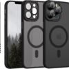61oz7cj8R1L._AC_SL1500_.jpg Puzdro pre iPhone 11 Pro, kompatibilné s MagSafe, puzdro na mobil pre iPhone 11 Pro, tenká matná magnetická ochrana fotoaparátu s dotykovou funkciou, protišmykové, odolné proti
