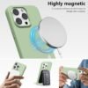 61tP7dF1x3L._AC_SL1500_.jpg oakxco pre iPhone 13 Pro puzdro Magsafe, farebné silikónové puzdro na mobil, ultratenké puzdro Slim Case, jednofarebné puzdro na mobil pre dievčatá, ochranné puzdro s magnetickým indukčným nabíjaním, matné