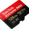 61wjHtpFO3L._AC_SL1000_.jpg Pamäťová karta SanDisk Extreme PRO microSDXC UHS-I 128 GB + adaptér a RescuePRO Deluxe (pre smartfóny, akčné kamery alebo drony, A2, Class 10, V30, U3, prenosová rýchlosť 200 MB/s)