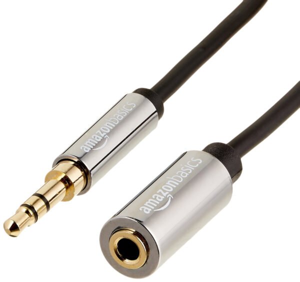 6d500306445095ff149edc2a4032.jpg AmazonBasics AZ35MF02 audio kábel 3,6 m 3,5 mm Čierny, Strieborný