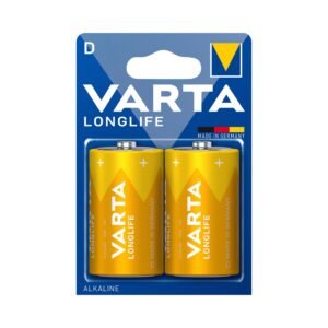 Alkalická batéria longlife Varta D (R20) blister 2 ks