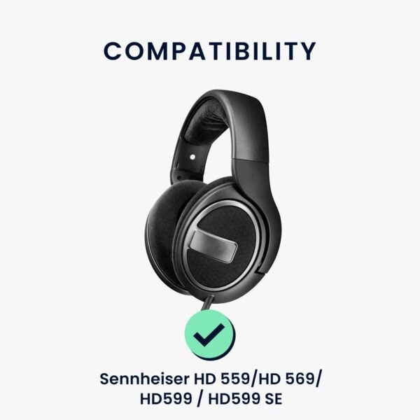 Náhradné náušníky Kwmobile kompatibilné so slúchadlami Sennheiser HD 559 / HD 569 /