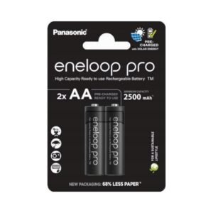2 x batérie Panasonic Eneloop Pro R6/AA 2500mAh blister