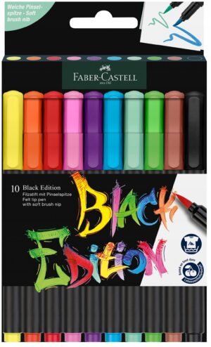 70bb149e43cca7659b6423713618.jpg Štetcové fixky Black Edition x10 Faber-Castell