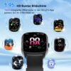 710eQe71kCL._AC_SL1500_.jpg Inteligentné hodinky, pánske, dámske, 1,95" HD zakrivený displej, s volaním cez Bluetooth, meraním srdcového tepu/monitorovaním spánku, viac ako 112 športovými režimami, fitness hodinky, vodotesnosť IP68, krokomer,