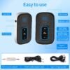 Bluetooth adaptér do auta, adaptér s konektorom Bluetooth 5.3, handsfree volanie, duálne pripojenie, audio prijímač pre auto/domáce stereo/slúchadlá s káblom/reproduktory, výdrž batérie 16 hodín