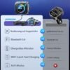 7118g747UnL._AC_SL1500_.jpg JOYROOM 66 W Bluetooth 5.4 adaptér do auta 【Bass Boosted & Hi-Fi】 Hudobný FM vysielač do auta s Bluetooth 【30 W PD & 2 × 18 W QC 3.0】 Handsfree zariadenie, nabíjačka do zapaľovača, podpora Aux a TF karty