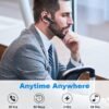 711OSsnxZ6L._AC_SL1500_.jpg New Bee Bluetooth Headset – bezdrôtová handsfree súprava s dvojitým mikrofónom, Bluetooth V5.0, s výdržou 20 hodín hovoru, funkciou stlmenia mikrofónu a možnosťou pripojenia dvoch zariadení – pre iPhone, Android a notebook