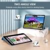 711bOQ38NL._AC_SL1500_.jpg ProCase Puzdro pre iPad Air 13 palcov (M3/M2 2025/2024), trojité ochranné puzdro pre 13" iPad Air M3 2025/ M2 2024, tenké a ľahké Smart Cover s priehľadným matným zadným krytom – svetlo modré