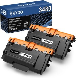 Toner TN3480 kompatibilný s Brother TN-3480, TN 3480, Brother TN3430, TN-3430 pre HL-L5100DN, MFC-L5750DW, MFC-L5700DW DCP-L5500DN HL-L5200DW HL-L6400DW MFC L5750DW HL L5750DW HL 5100 DN HL-L5000D (2X
