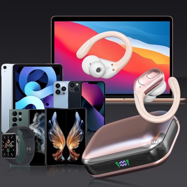 712C8k9ZUWL._AC_SL1500_.jpg Bezdrôtové slúchadlá, 75 hodín prehrávania cez Bluetooth 5.3, vodotesné Bluetooth slúchadlá s certifikáciou IP7 na behanie, bezdrôtové slúchadlá do uší s USB-C pre iOS/Android (ružové zlato)