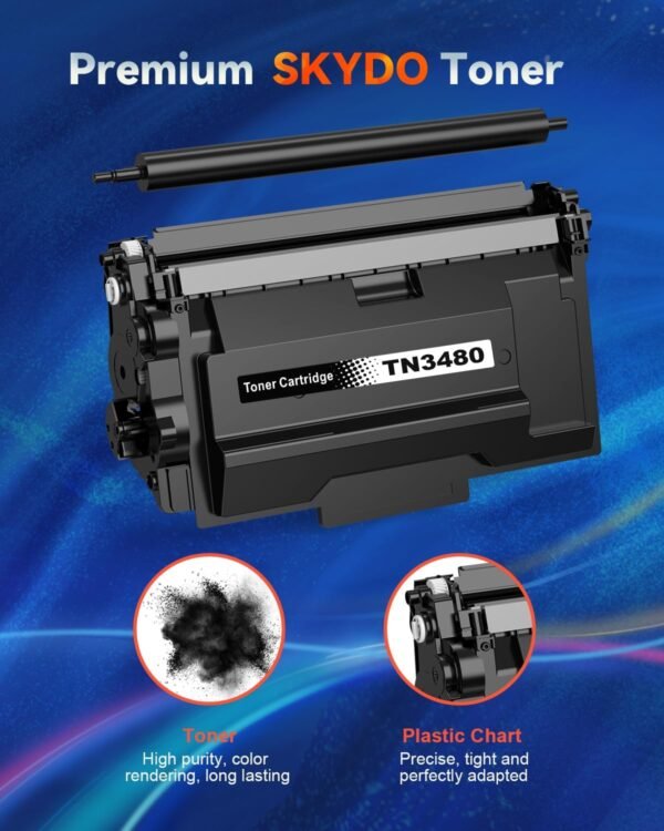 712N5E7CAgL._AC_SL1500_.jpg Toner TN3480 kompatibilný s Brother TN-3480, TN 3480, Brother TN3430, TN-3430 pre HL-L5100DN, MFC-L5750DW, MFC-L5700DW DCP-L5500DN HL-L5200DW HL-L6400DW MFC L5750DW HL L5750DW HL 5100 DN HL-L5000D (2X