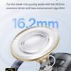 Slúchadlá Baseus Eli Sport 1 Open Ear s technológiou Bluetooth, priestorovým zvukom, silnými basmi, ultralahké, odolné proti vode podľa normy IPX4, mikrofóny s technológiou ENC, bezdrôtové slúchadlá s technológiou Bluetooth 5.3 na beh, tréning a fitness