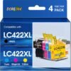 713Lh8dK-CL._AC_SL1500_.jpg LC422XL – kazety kompatibilné s Brother LC422XL, LC 422, LC-422XL, LC-422XL – multipack pre Brother MFC-J5340DW, MFC-J5345DW, MFC-J5740DW, MFC-J6540DW, MFC-J6940DW, čierna, azúrová, purpurová,