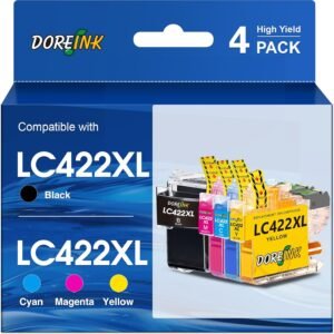 LC422XL – kazety kompatibilné s Brother LC422XL, LC 422, LC-422XL, LC-422XL – multipack pre Brother MFC-J5340DW, MFC-J5345DW, MFC-J5740DW, MFC-J6540DW, MFC-J6940DW, čierna, azúrová, purpurová,