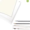 Kangaro Priehľadný technický kresliaci papier/milimetrový papier DIN A4, 24 strán, 80 g/m², papier s 1 listom s oranžovou mriežkou 1/5/10 mm, K-770300