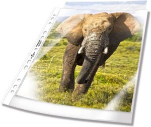 715gW-IdlL._AC_SL1477_.jpg Durable Obal na prospekty A4, extra široký, 240 x 310 mm, 90 μm, priehľadný, 50 ks, 999111197