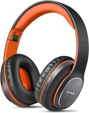 715vslMJDL._AC_SL1500_.jpg Slúchadlá WorWoder Bluetooth typu Over-Ear, s výdržou 80 hodín, Hi-Fi stereo slúchadlá s hlbokými basmi, bezdrôtové slúchadlá s mikrofónom pre iPhone/Android/PC/mobilné telefóny/TV