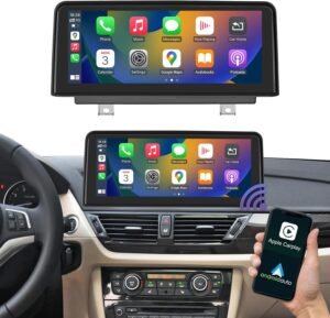 717QDXFs7yL._AC_SL1500_.jpg Autorádio Road Top s uhlopriečkou 10,25 palca, bezdrôtové CarPlay, dotykový displej pre BMW radu X1 (séria E84) z rokov 2009–2015 so systémom CIC, podpora bezdrôtového pripojenia Android Auto/MirrorLink/navigácia