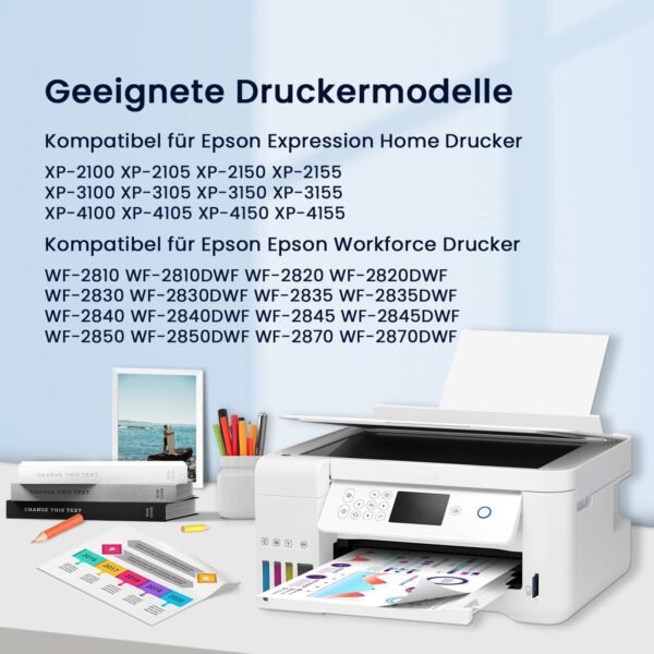 717rDDh33SL._AC_SL1500_.jpg 603XL kompatibilné s Epson 603XL 603XL náplne do tlačiarne multipack pre Expression Home XP-2100 XP-2105 XP-3100 XP-3105 XP-4100 XP-4105 Workforce WF-2810 WF-2830 WF-2835 WF-2850 (15 balení)