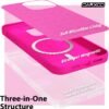 718a-ye7NvL._AC_SL1500_.jpg oakxco pre iPhone 12 Pro Max – silikónové puzdro Magsafe, farebné, ultratenké puzdro Slim Case, jednofarebné puzdro na mobil pre dievčatá, magnetické indukčné nabíjanie, ochranné puzdro z matného silikónu
