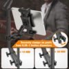 719QTgzLNZL._AC_SL1500_.jpg Držiak na tablet pre mikrofónový stojan, otočný o 360° držiak na iPad, držiak na mikrofón, nastaviteľný stojan na tablet a mikrofón pre iPad Pro, Mini, Air, smartfóny a tablety s uhlopriečkou 4,7–13,5"
