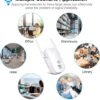WLAN zosilňovač, WLAN opakovač 1200 Mbit/s, dvojpásmový WiFi zosilňovač 5 GHz a 2,4 GHz, WiFi opakovač so 4 režimami, kompatibilný so všetkými zariadeniami WLAN, podpora 35 zariadení, 4 antény