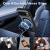 Magnetické puzdro pre Google Pixel 9/9 Pro/10/10 Pro, matné priehľadné puzdro na mobil s neviditeľným stojanom, tenký silikón odolný proti poškriabaniu, zadná strana s vojenským ochranným obalom, čierne
