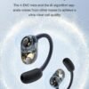 Slúchadlá Baseus Eli Sport 1 Open Ear s technológiou Bluetooth, priestorovým zvukom, silnými basmi, ultralahké, odolné proti vode podľa normy IPX4, mikrofóny s technológiou ENC, bezdrôtové slúchadlá s technológiou Bluetooth 5.3 na beh, tréning a fitness