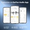 71EQ9FDG9yL._AC_SL1500_.jpg Bluetooth slúchadlá do uší EarFun Air Pro 3, hybridné aktívne potlačenie okolného hluku 43 dB, bezdrôtové slúchadlá s HiFi zvukom a technológiou Qualcomm aptX, 6 mikrofónov s technológiou cVc 8.0 pre hovory, multipoint, výdrž batérie 45 hodín, ovládanie