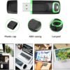 71HPKp1mToL._AC_SL1500_.jpg KEXIN USB kľúč 256 GB 3.0, USB kľúč 3.0 256 GB, USB flash disk s LED kontrolkou (256 GB, zelený)