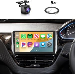 Autorádio [4G+64G] pre Peugeot 208/2008 (2012–2018), 10,1-palcový dotykový displej, autorádio s Androidom 13, CarPlay, Android Auto, BT 5.0, WiFi, GPS, RDS, FM, EQ