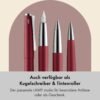 71M8h-uJnVL._AC_SL1500_.jpg Plniace pero Lamy Studio Royalred – univerzálne plniace pero v elegantnom celokovovom tele – s klipom v tvare vrtule a oceľovým hrotom so šírkou čiaru M – vrátane atramentovej náplne T 10 modrej farby
