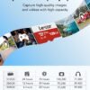 71Qz2s4sPiL._AC_SL1500_.jpg Pamäťová karta Lexar Micro SD 128 GB, pamäťová karta Micro SD s adaptérom SD, rýchlosť čítania až 100 MB/s, UHS-I, U3, A1, V30, C10, 4K UHD microSDXC
