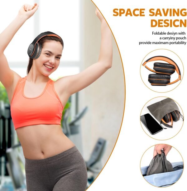 71SPSeAbZ3L._AC_SL1500_.jpg Slúchadlá WorWoder Bluetooth typu Over-Ear, s výdržou 80 hodín, Hi-Fi stereo slúchadlá s hlbokými basmi, bezdrôtové slúchadlá s mikrofónom pre iPhone/Android/PC/mobilné telefóny/TV