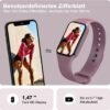 Inteligentné hodinky Blackview, dámske, pánske, vodotesné fitness hodinky, 1,47", farebný displej, fitness tracker s krokomerom, monitorom spánku, meraním srdcovej frekvencie, športové hodinky s 24 športovými režimami