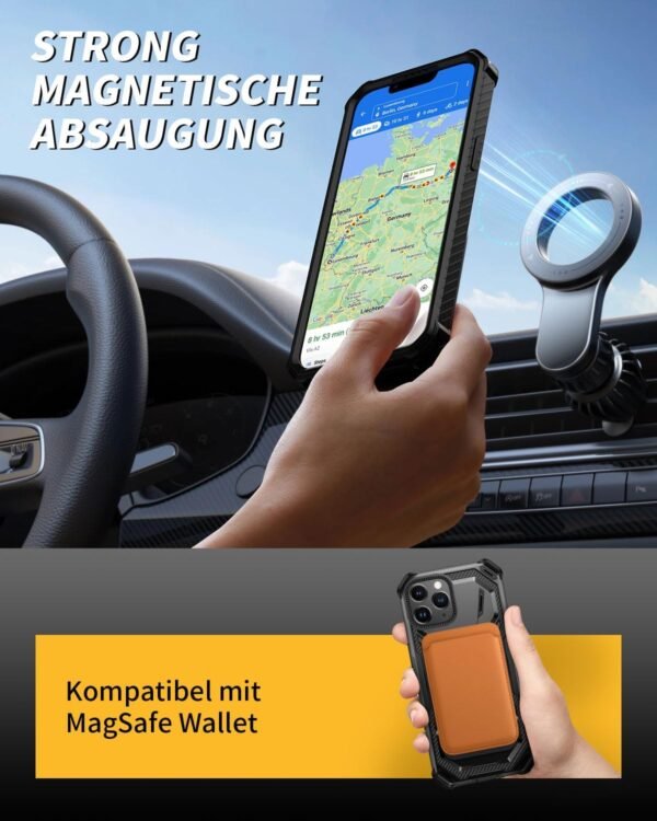 71WTCnGvQHL._AC_SL1500_.jpg Puzdro Lanhiem pre iPhone 11 Pro Max s 2 ks ochranných fólií, ochranné puzdro s 360° otočným stojanom, vojenské nárazuvzdorné puzdro na mobil pre iPhone 11 Pro Max, čierne