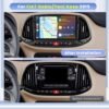 71Wwp4E8htL._AC_SL1500_.jpg Hikity 8-jadrový 4 GB + 64 GB Android 15 Autorádio pre FIAT Doblo/nová karoséria 2015 Rádio s bezdrôtovým pripojením CarPlay, Android Auto, Bluetooth, handsfree, 9" displej, GPS, WiFi, SWC, USB Type-C, DSP