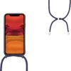 Puzdro kompatibilné s iPhone 14 Pro (6,1"), retiazka na mobil Silikónové puzdro s retiazkou Puzdro na mobil s retiazkou TPU puzdro Ochranné puzdro pre iPhone 14 Pro (6,1") – červené