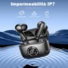 71bVBx3sIL._AC_SL1500_.jpg Bluetooth slúchadlá, bezdrôtové slúchadlá 2025, Bluetooth 5.4, slúchadlá do uší so 4 mikrofónmi a funkciou ENC Noise Cancelling, výdrž 48 hodín, Hi-Fi stereo, vodotesnosť IP7, slúchadlá na jogu / cestovanie / prácu