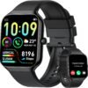 71c2RRGLIGL._AC_SL1500_.jpg Inteligentné hodinky, dámske, pánske s funkciou telefónu, 1,96" HD dotykové fitness hodinky s meraním pulzu a analýzou spánku, fitness tracker, inteligentné hodinky s viac ako 113 športovými režimami, vodotesnosť IP68,